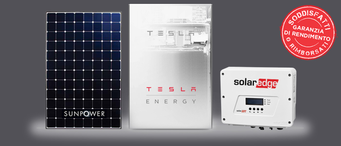 Fotovoltaico Sunpower Con Batterie Tesla All Energy Architecture